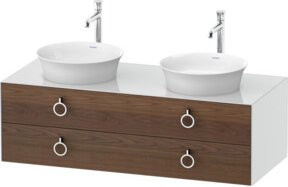 Duravit Waschtischunterschrank White Tulip in White, B/T: 130 x 55 cm - Bild 1