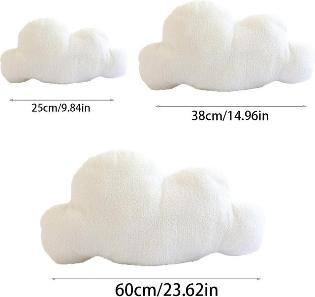 Wolken-Stofftier, Plüsch / Textil, Grau & Weiß, ab 3 Jahre - Bild 1
