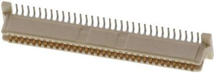 Molex Mezzanine-Steckverbinder beige mit Goldkontakten, 64 Polzahl, Rastermaß 1mm, Artikelnummer 714390164 - Bild 1