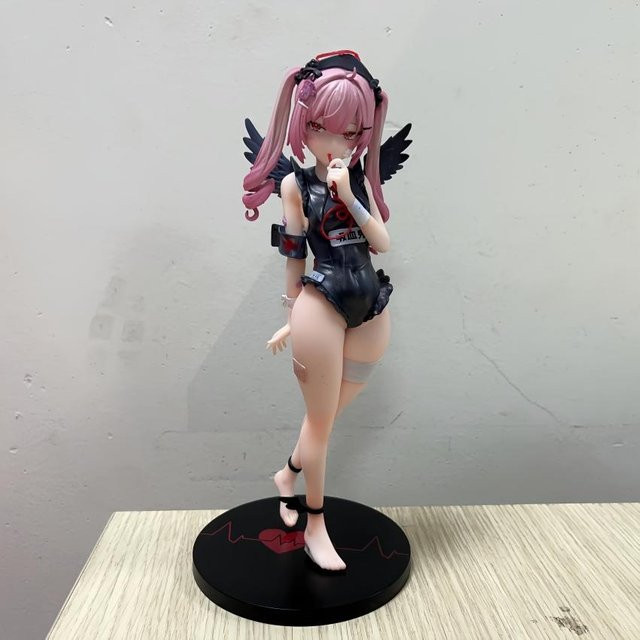 Fashnics Anime Figur Ai Tsukuyomi Riko Krankenschwester Bunny Girl aus PVC, Höhe: 26 cm - Bild 1