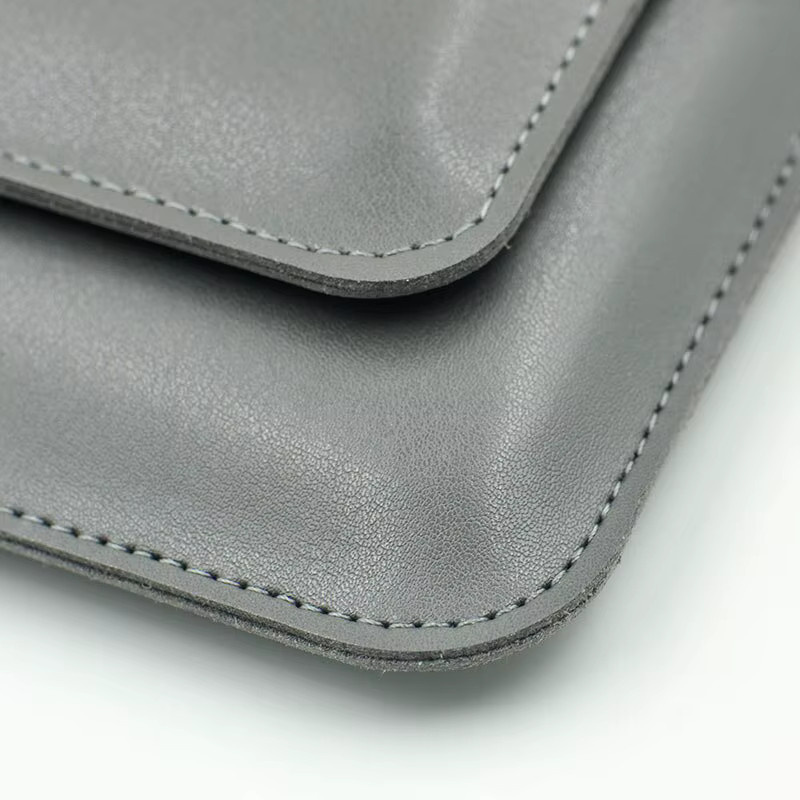 JGTKECO Laptop Tasche aus PU Leder in Braun für 15,6 Zoll Laptops und MacBook Pro 15,4/16 Zoll sowie Dell 15,6 Zoll - Bild 3