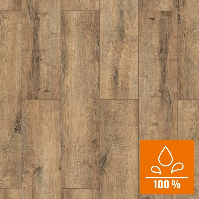 Classen XL Laminat NK32 in Eiche Natur Grau, wasserfest und in Holzoptik mit rustikalem Design, Stärke: 8 mm - Bild 1