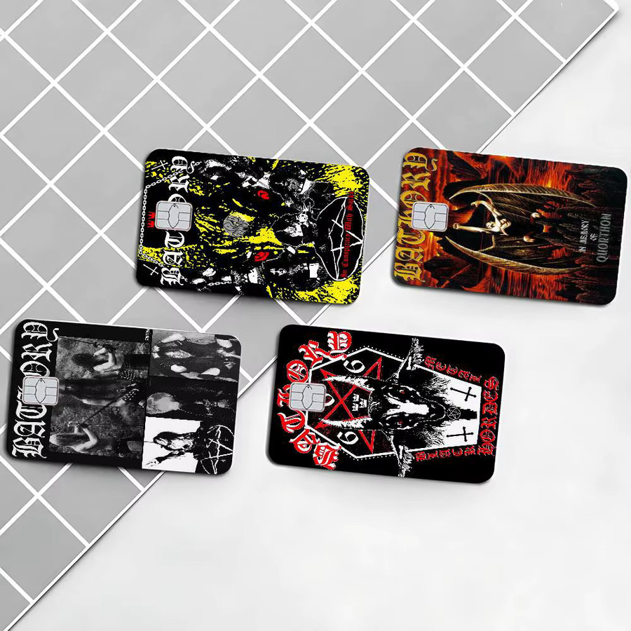 Bathory Quorthon Kreditkarten-Skin Aufkleber für VISA- und Bankkarten, wasserfester und kratzfester Aufkleber in Multicolour, Unisex - Bild 4