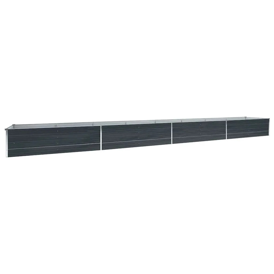DELUKE Hochbeet OSKAR aus verzinktem Stahl in Anthrazit, B/T/H: 600 x 80 x 45 cm - Bild 2