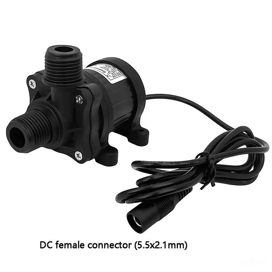 Bürstenlose Sanitär-Wasserkühlungs-Umwälzpumpe von xmshxltd, DC12/24 V, G1/2 Zoll, IP68 Tauchpumpe für Hydrokultur - Bild 4