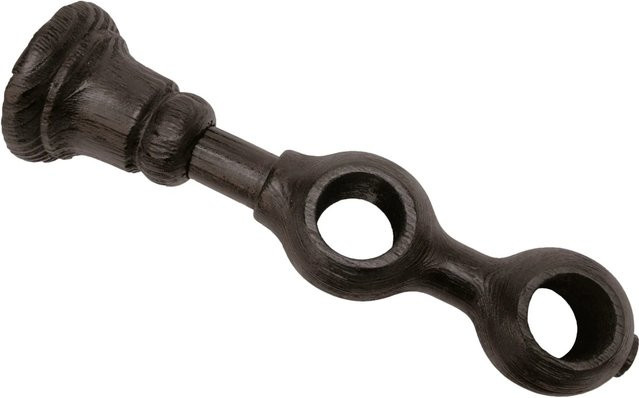 Gardinia Doppel-Träger Country geschlossen für Gardinenstangen, Farbe Kolonial gebürstet, Durchmesser: 10,5 cm - Bild 1