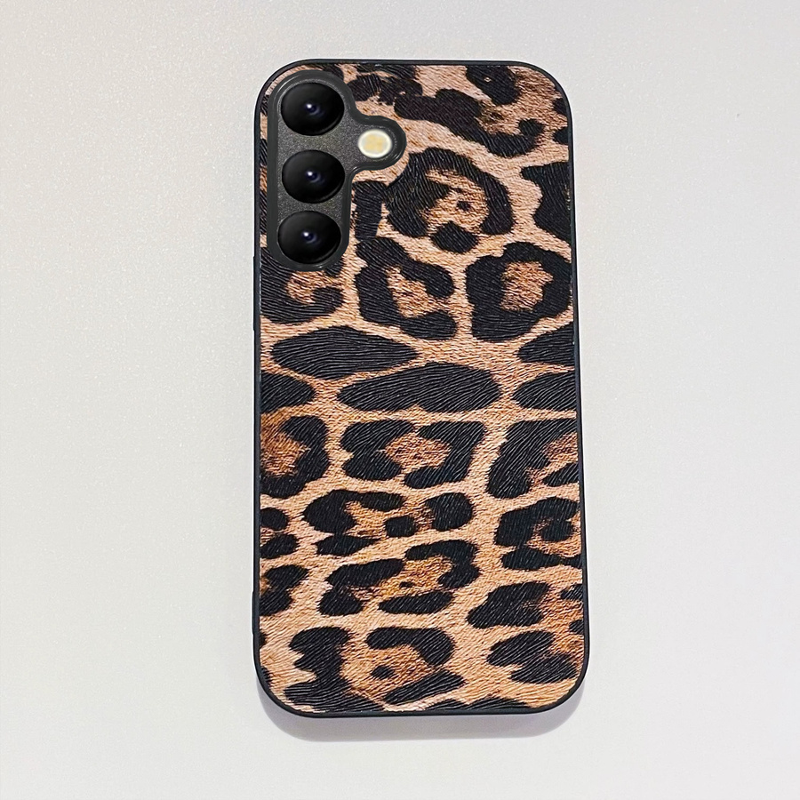 Samsung Galaxy Smartphone Schutzhülle aus Kunstleder im Leopard Print, Farben: Pink und Multicolour, passend für Galaxy S26, S25, S22+, S23 Ultra und S23 FE - Bild 4