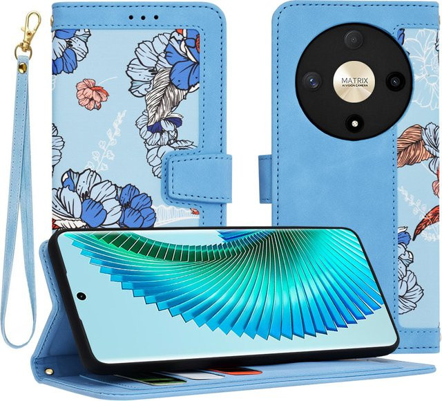 Techsuit FlipCraft Schutzhülle für Honor Magic6 Lite in Blau - Bild 1