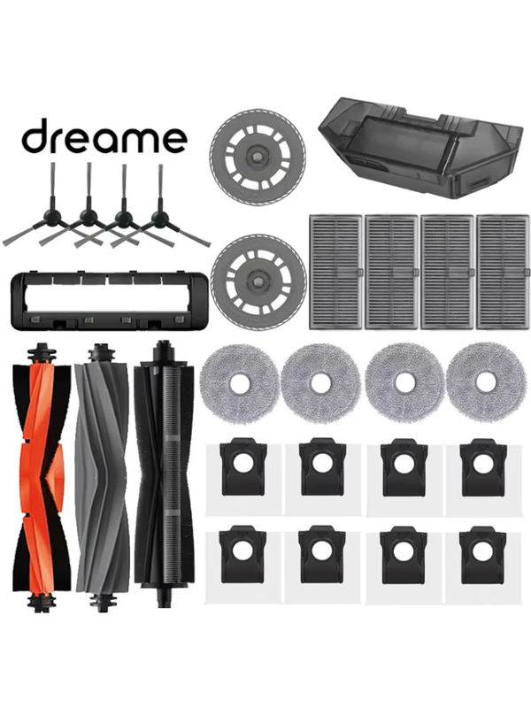 Dreame Ersatzzubehör-Set für L10s Pro Ultra Heat, X30 Ultra und X30 Pro mit Hauptseitenbürste, Filter, Mopp und Staubbeuteln in Multicolour - Bild 2