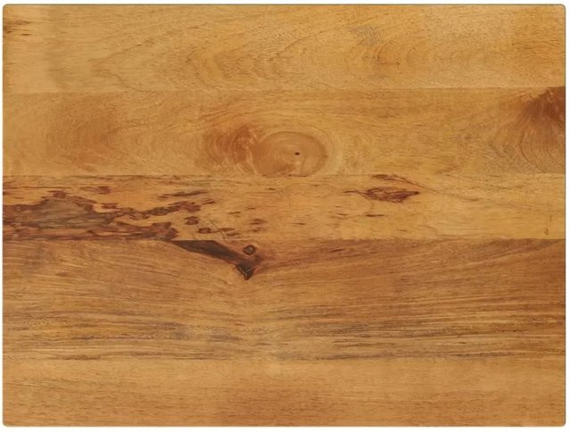 vidaXL Tischplatte aus Massivholz Mango in Braun, Rechteckig, B/T/H: 80 x 50 x 2,5 cm - Bild 1