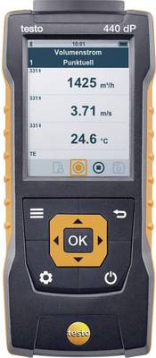 testo Druck-Messgerät 440 dP für Luftdruck, Beleuchtungsstärke, CO2, Temperatur und Windgeschwindigkeit in Grau (0560 4402) - Bild 1