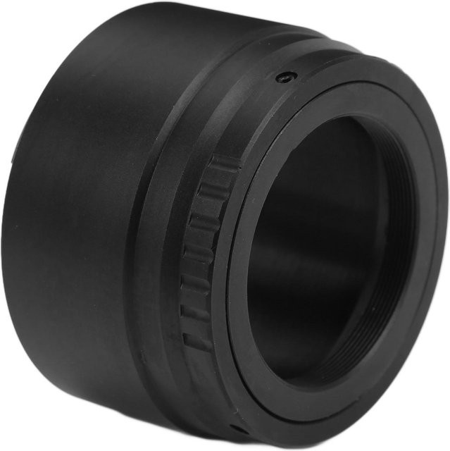 Koogeelife Objektivadapterring aus Aluminiumlegierung T2 Objektivanschlussadapter für Kameras, Schwarz - Bild 1