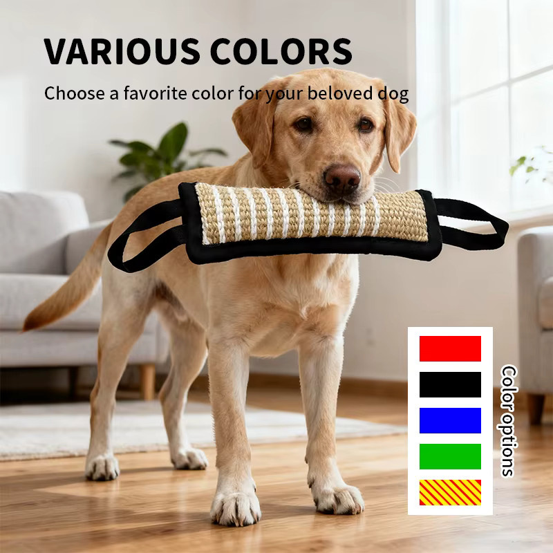 Kangdarpet Hundespielzeug, Natürlicher Jute-Bissstab, Kauspielzeug - Bild 3