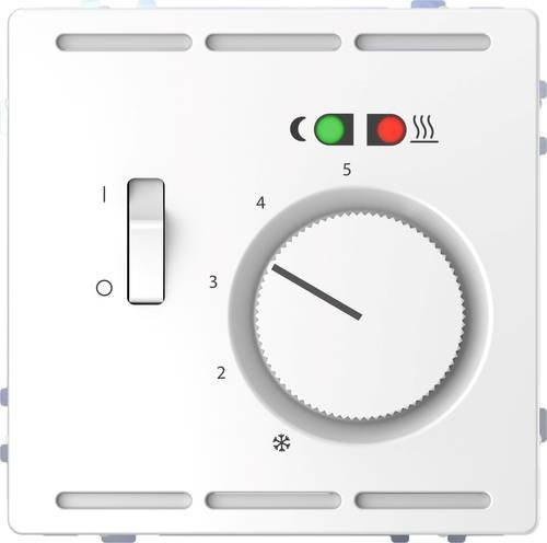 Merten Raumthermostat Schraubbefestigung aus Kunststoff in Weiß - Bild 1