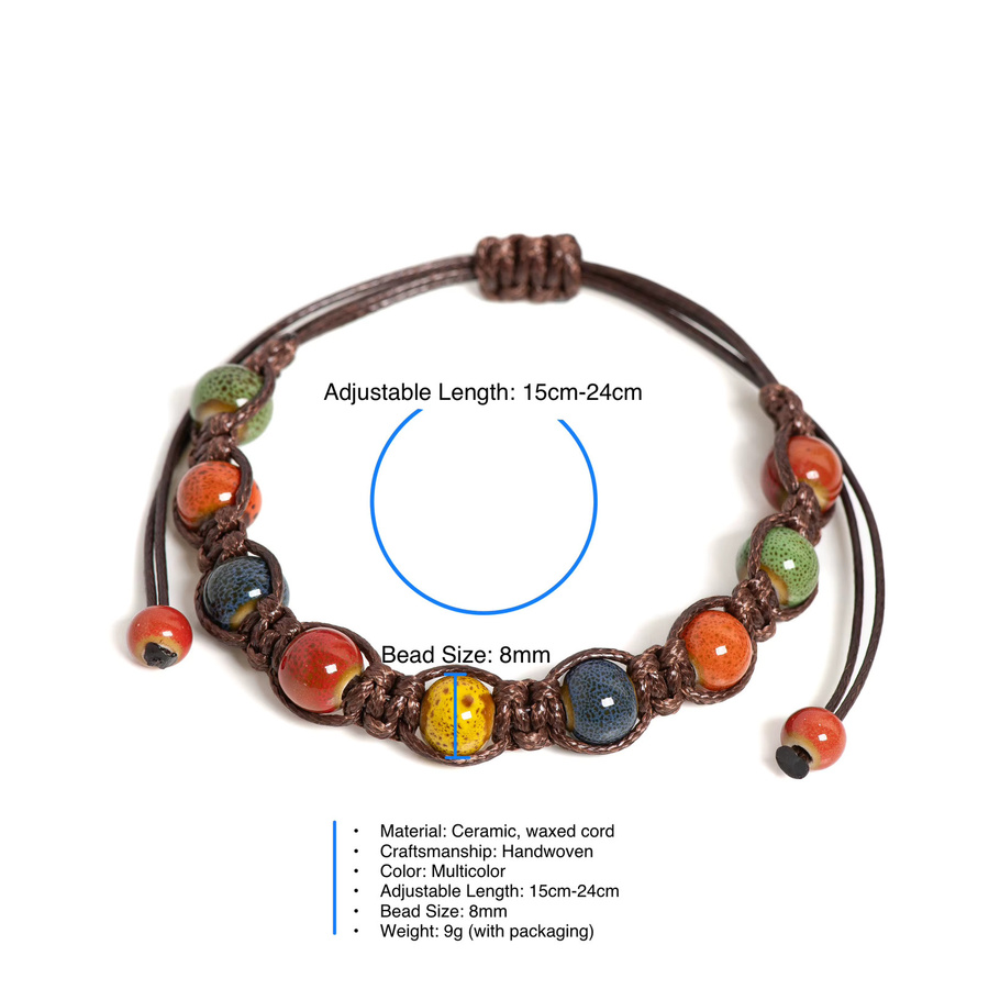 Armband Keramik, bunt, Unisex - Bild 2