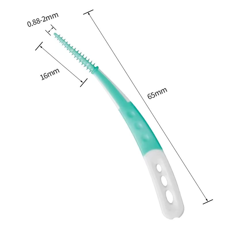 Emma Interdentalbürsten, Silikon-Orthodontische Zwischenraumbürsten, Weich - Bild 2