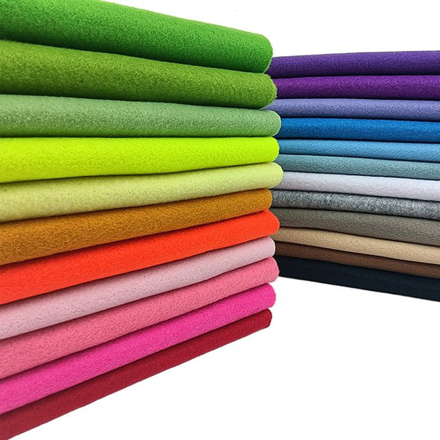 Set mit 10 weichen Filzteilen in Multicolour für Kunsthandwerk, Weihnachtsdekoration und DIY-Projekte - Bild 1