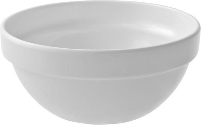 VEGA Buffetschale Sektion aus Melamin, rund, weiß, Durchmesser: 14 cm, Höhe: 6,5 cm, 500 ml - Bild 1