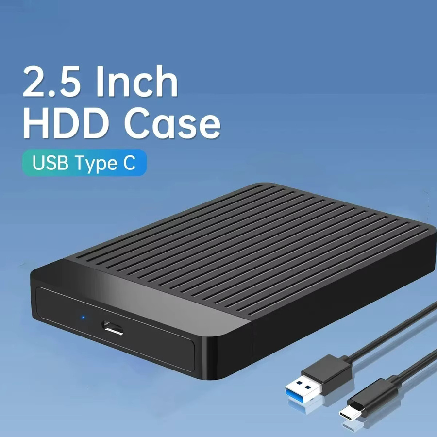 KEBIDU USB 3.0 HDD-Gehäuse für 2,5 Zoll SATA HDD und SSD, externes Festplattengehäuse mit 6 Gbit/s Hochgeschwindigkeit, Schwarz - Bild 6