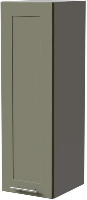 Feldmann-Wohnen Hängeschrank Oslo Küchenschrank in Grau und Reed Green Matt mit Soft-Close-Türen, B/T/H: 30 x 32,5 x 96 cm - Bild 1
