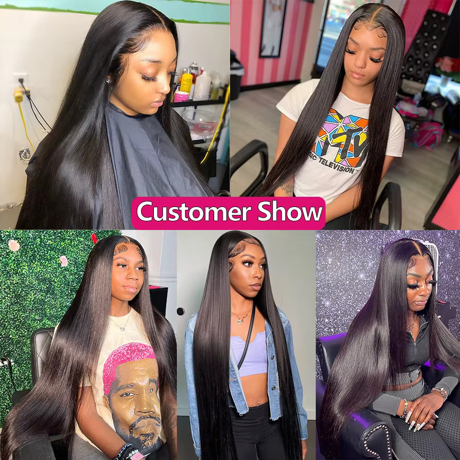 WOWQUEEN Peruanische Haar Bundles, 100% Remy Haar Extensions, Schwarz, Damen - Bild 6