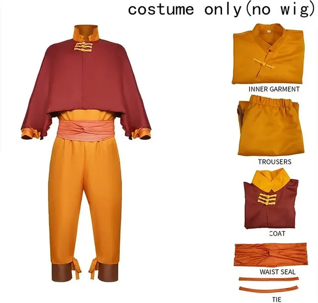 Fantasia Avatar The Last Airbender Aang Cosplay Kostüm, Rollenspiel - Bild 1