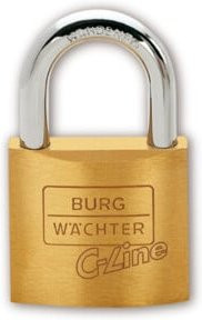 Burg Wächter Vorhangschloss-Set Trio 222 40 SB in Gold/Messing mit Schlüsseln - Bild 3