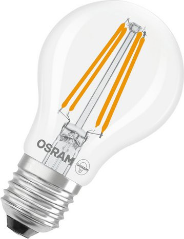 Osram LED Star Classic A60 LED-Leuchtmittel 2er-Set, E27, 5,9 W, 806 lm, 2700 K, warmweiß, transparent, B/H: 6,0 x 10,5 cm - Bild 1