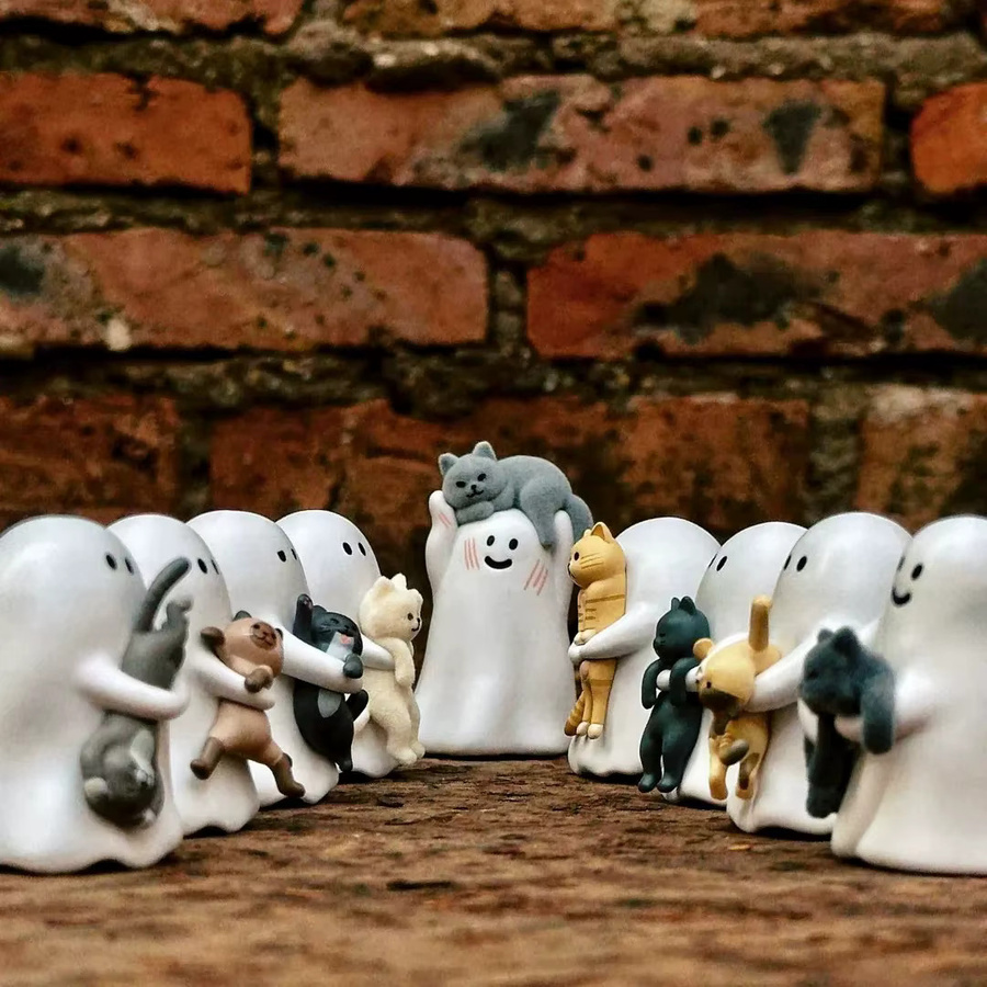 52toys Ghody Behold My Cat Blind Box, Einzelfigur, Blau, Weiß - Bild 5