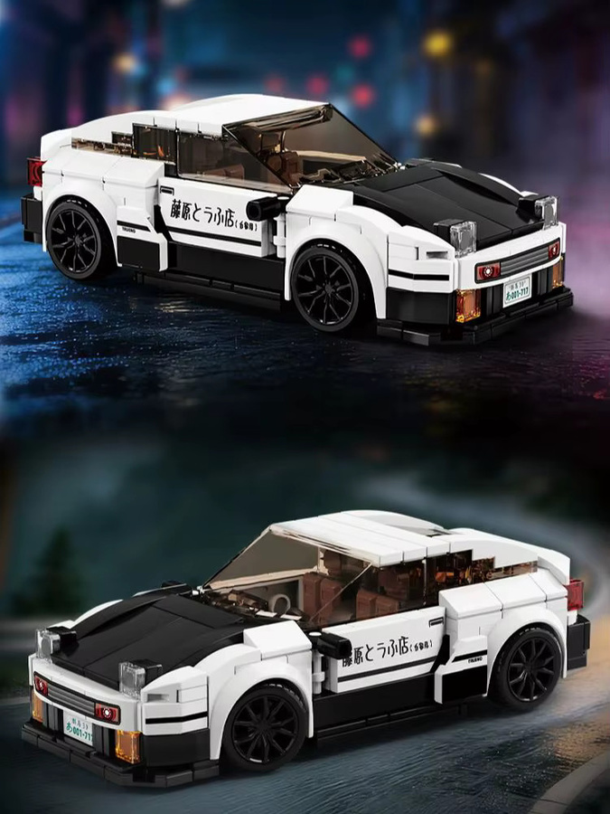 Le Yis AE86-Bausteinmodell, Acht-Zellen-Auto, Lernspielzeug - Bild 5