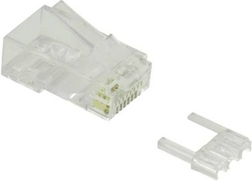 Value Modular Plug Kat.6 Class E ungeschirmt, 10 Stück, Transparent - Bild 1