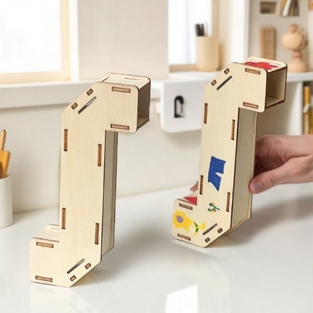 soulbao DIY Holz-Periskop-Bausatz, Lernspielzeug - Bild 1