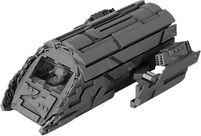 Gobricks Moc Puddle Jumper Tor Schiffe Mars-Erkundungsfahrzeug Raketenbaustein Bausatz - Bild 1