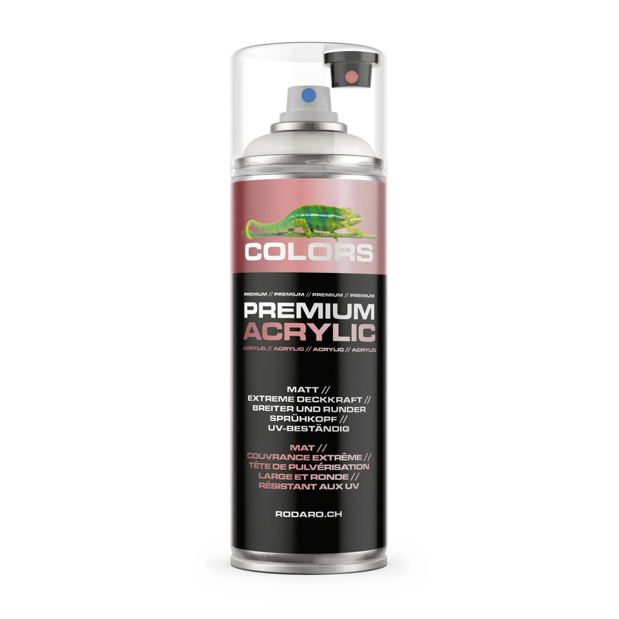 COLORS Premium Acrylic Sprühfarbe Matt in Reinweiß, 400ml - Bild 2