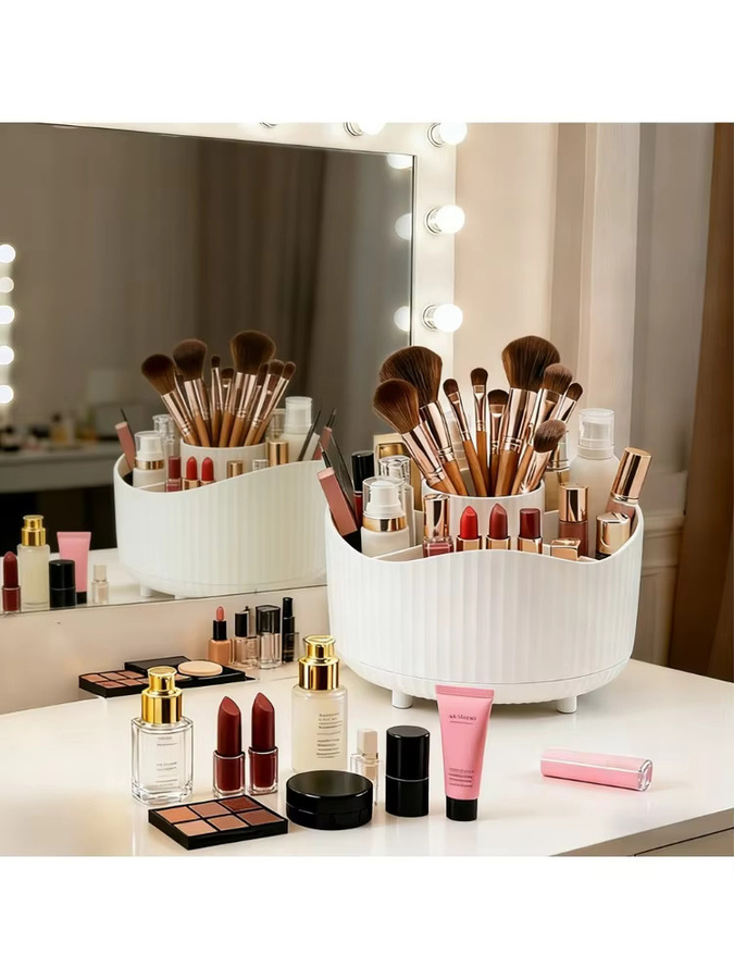 RUNTOIN Make-up-Organizer, weiß - Bild 5