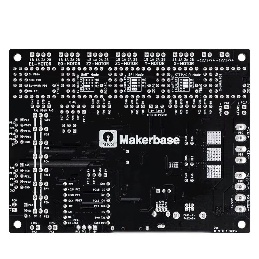 MKS Robin Nano V3.1 32-Bit-Motherboard mit TS35 Touchscreen und TMC2209 UART in Schwarz für Ender 3 und CR-10 3D-Drucker, kompatibel mit Marlin und Klipper - Bild 2