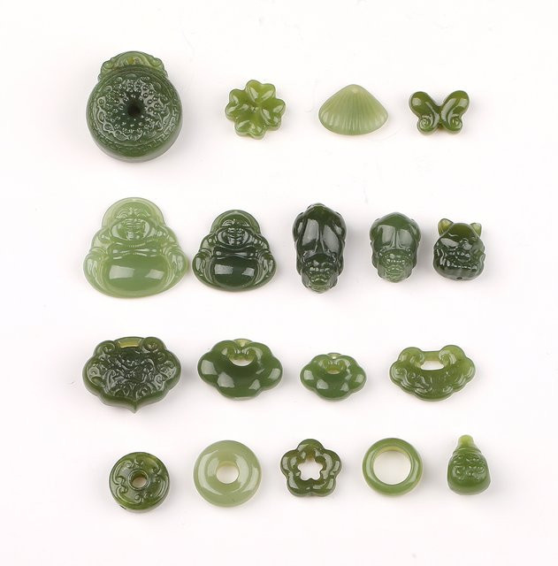 buy bao ji Perle Hetian Jade, Pixiu Buddha, Bunt, Unisex - Bild 1