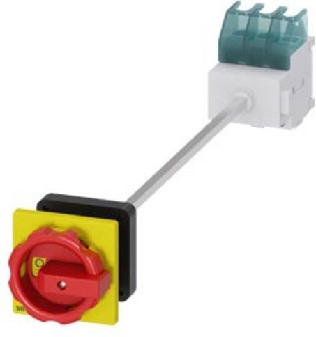 Siemens Lasttrennschalter 3polig 32A 16mm² 690 V/AC in Rot und Gelb 3LD22480TK53 - Bild 1