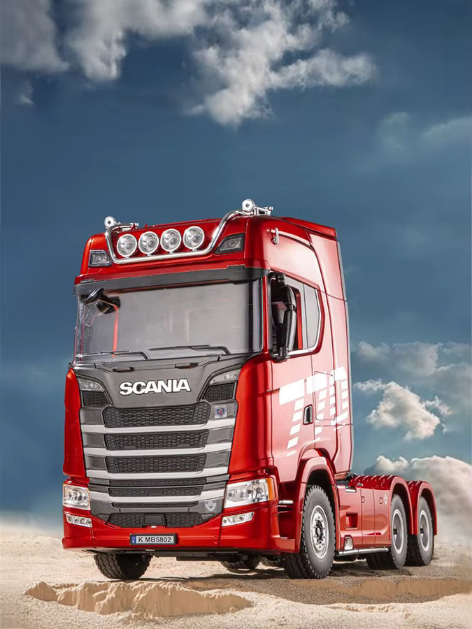 HUINA 1501 RC Lkw Anhänger Modell, 1:18, mit Licht, Metall - Bild 4