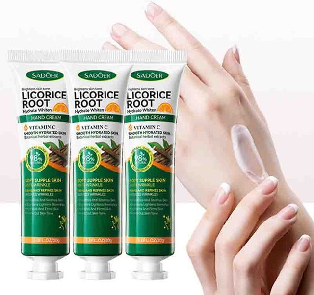 SADOER Vitamin C Lakritze Handcreme, Unisex - Bild 1