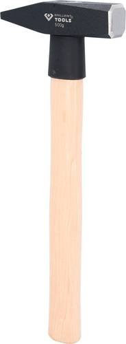 Brilliant Tools Schlosserhammer mit Hickory-Stiel in Schwarz und Silber, 500 g - Bild 2