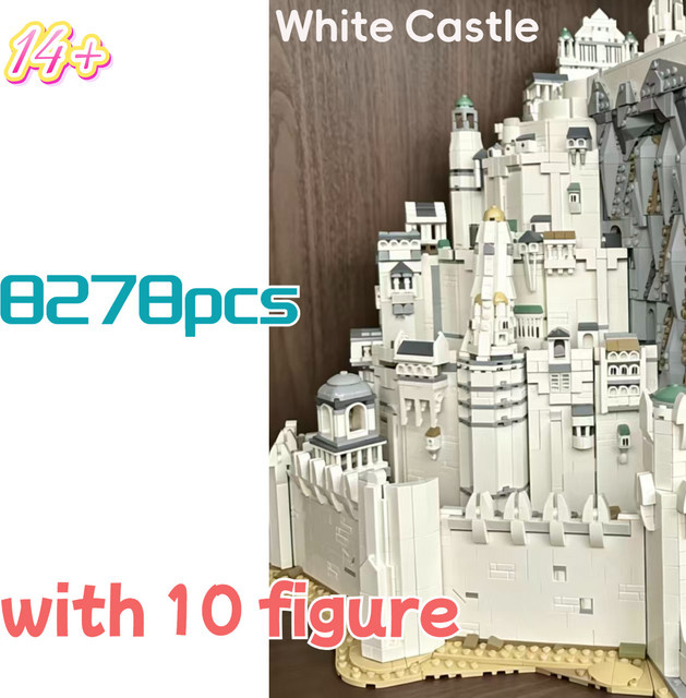 Hot Toys Schloss 3D-Modell Baustein-Set, Weiß, 8278 Teile, ab 14 Jahre - Bild 1