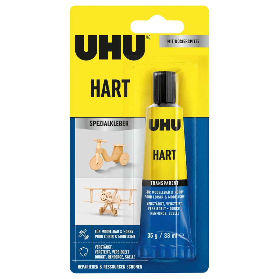 Uhu Hart Spezialkleber Transparent 35 g - Bild 2