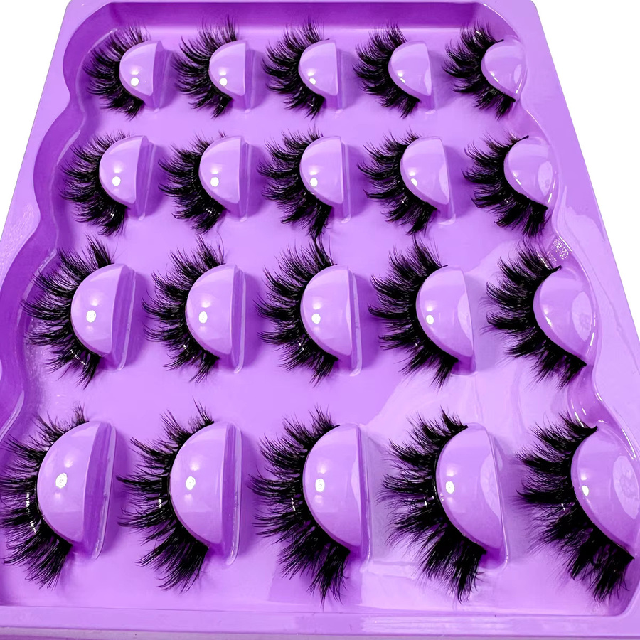 LYBCG Künstliche Wimpern, natürlich, 10 Paar - Bild 3