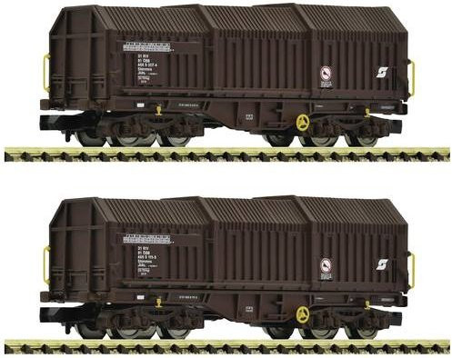 Fleischmann 6660035 N 2er-Set Teleskophaubenwagen der ÖBB - Bild 1
