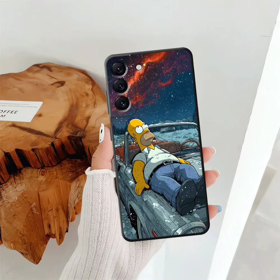 Handyhülle mit The Simpsons Homer Art für Samsung Galaxy A-Serie in Multicolour - Bild 4