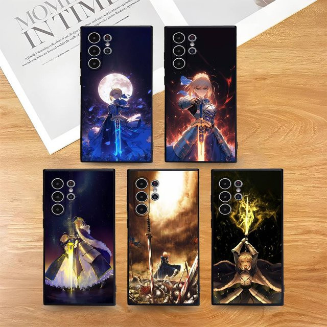 Fate Z-Zero Stay Night Saber Handyhülle für Samsung Galaxy S21 S22 S23 S24 S25 FE Plus Ultra aus weichem TPU - Bild 1