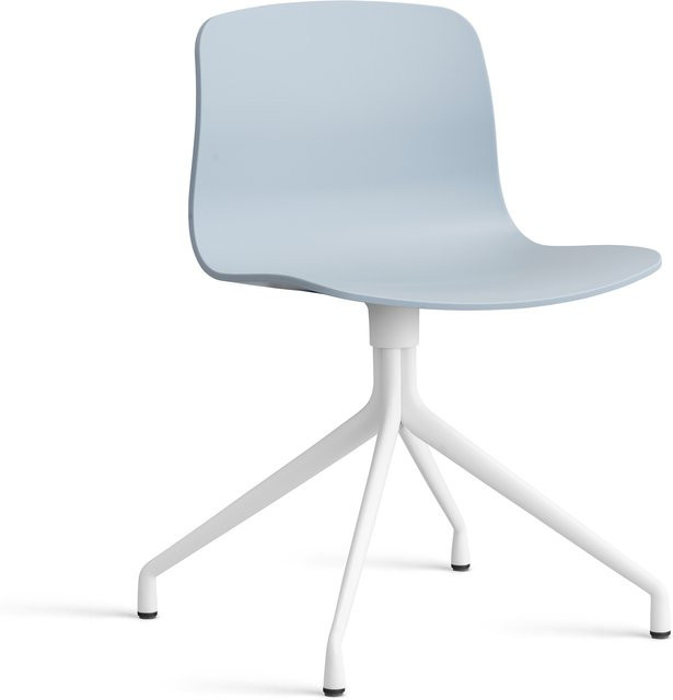 HAY About A Chair AAC 10 Schalensessel mit Drehfunktion in Blau aus Kunststoff - Bild 1