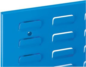Kappes Schlitzplatte RasterPlan in Blau RAL 5012 aus Stahl, B: 45,0 cm, H: 100,0 cm - Bild 1