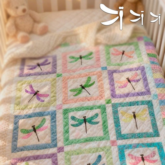 YOMDID 4 Stück Libellen-Quilt-Vorlage Set aus PET für DIY-Patchwork-Handwerk in Multicolour - Bild 1